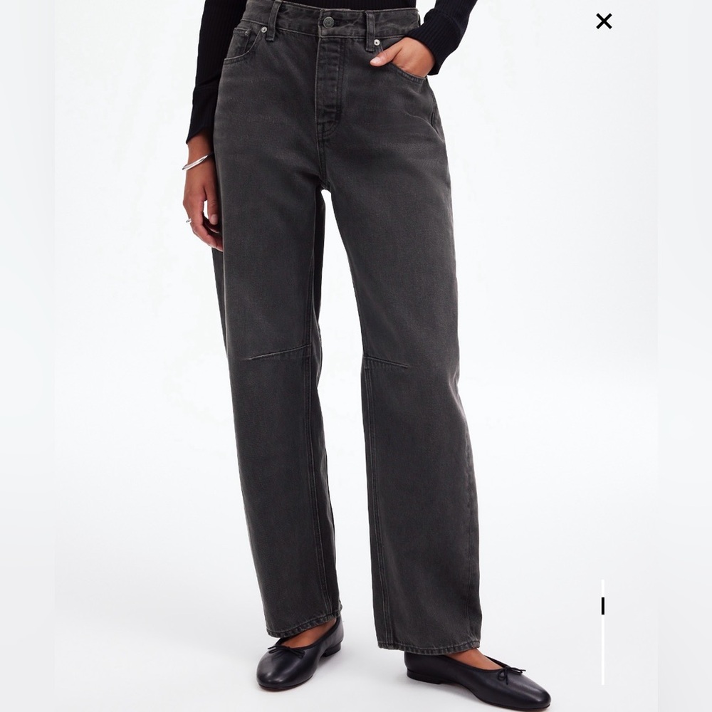 Madewell Darted Barrel-Leg Jean